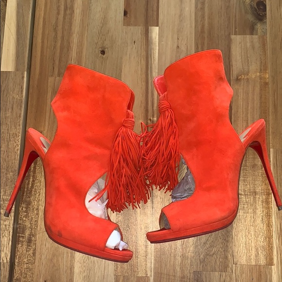 Christian Louboutin Fringe Booties - Picture 2 of 6